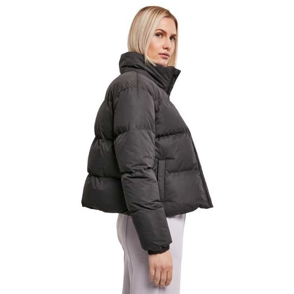 Urban Classics Peached Jakke Sort 5XL Kvinde