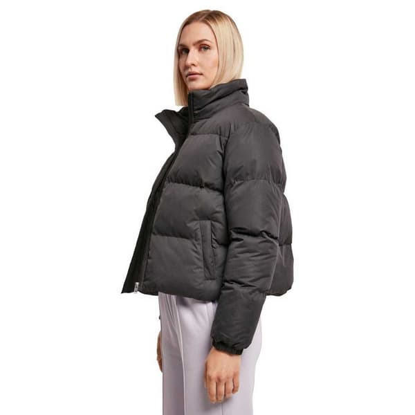 Urban Classics Peached Jakke Sort 5XL Kvinde