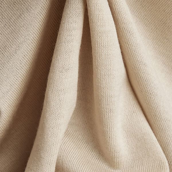 G-star D22502-b692 Loose Striktrøje Med Høj Hals Beige L Kvinde