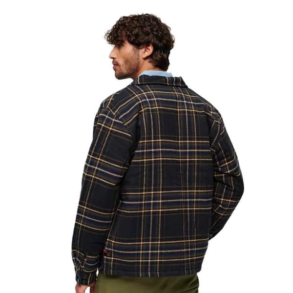 Superdry Surplus Check övertröja Blå XL Man