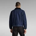 Miniatyrbillede 1 af 6: G-star Utility Flap Pocket Sherpa Denimjakke Blå XL Mand