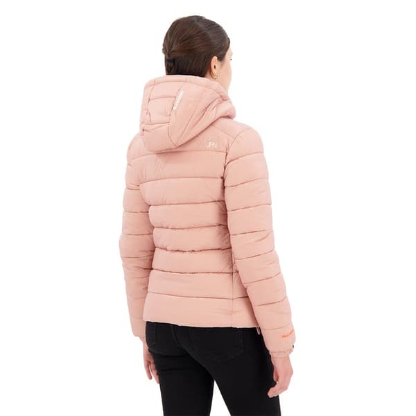 Superdry Fuji Padded Jacka Rosa XL Kvinna