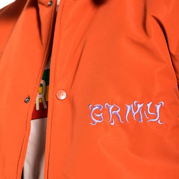 Grimey Jazz Thing Heavy Coach Jacka Orange S Man