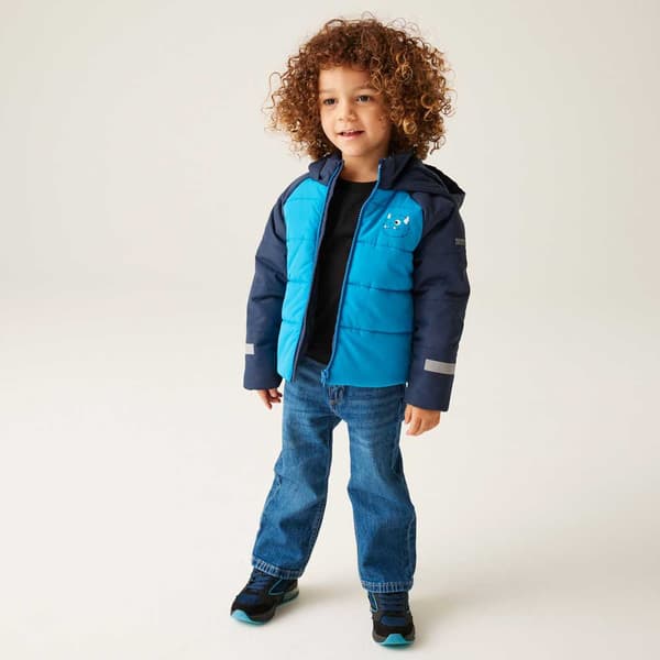 Regatta Animal Baffle Jakke Blå 24 Months-3 Years Dreng