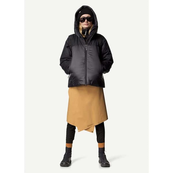 Houdini Double Dunfri Jacka Svart XL Kvinna