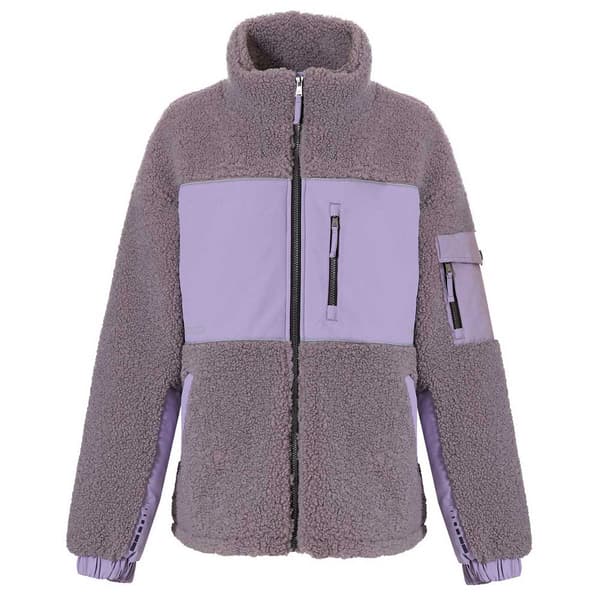 Rehall Retro-r Fleecejacka Med Dragkedja Lila 2XL Kvinna