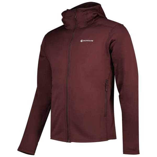Montane Fury Lite Fleecejakke Med Hætte Rød 2XL Mand