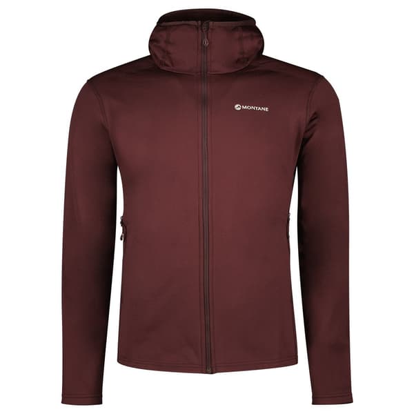 Montane Fury Lite Fleecejakke Med Hætte Rød 2XL Mand