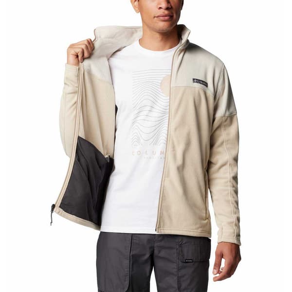 Columbia Basin Trail™ Iii Fleecejakke Med Fuld Lynlås Beige S Mand