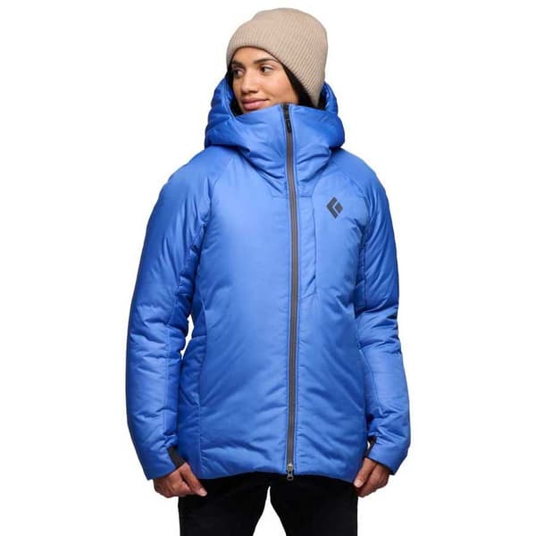 Black Diamond Belay Parka Blå L Kvinna