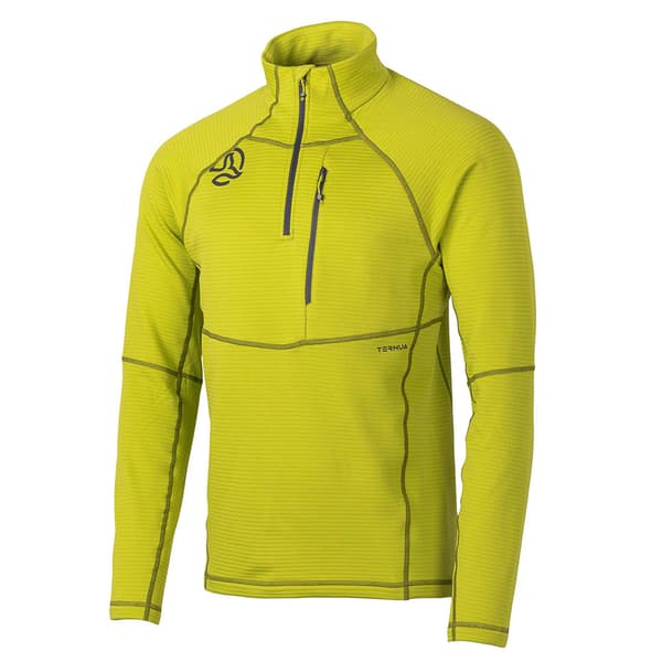 Ternua Momhill Fleece Med Halv Dragkedja Gul 2XL Man