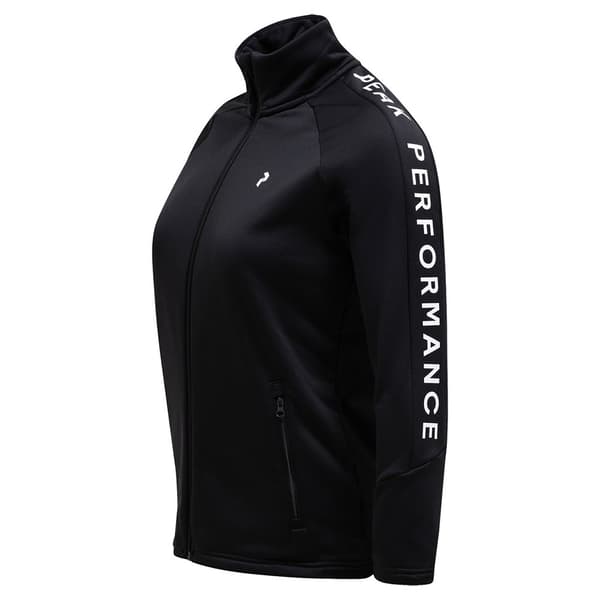 Peak Performance Rider Fleecejacka Med Dragkedja Svart S Kvinna