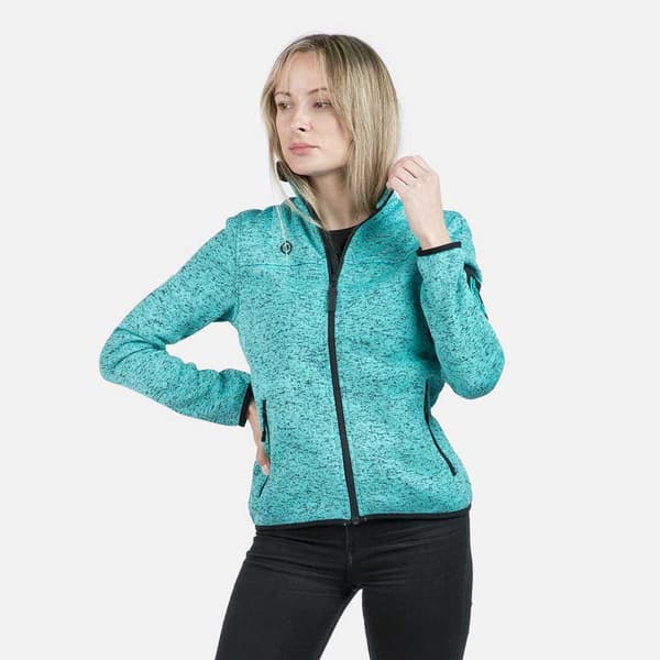 Izas Novi W Fleece Grönt 6XL Kvinna