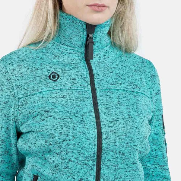 Izas Novi W Fleece Grönt 6XL Kvinna