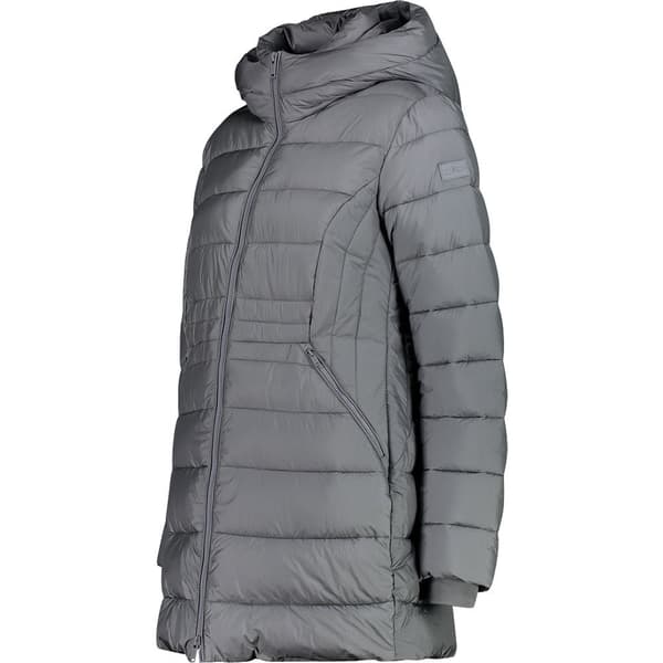 Cmp Parka Fix Hood 32k3126 Parka Grå S Kvinde