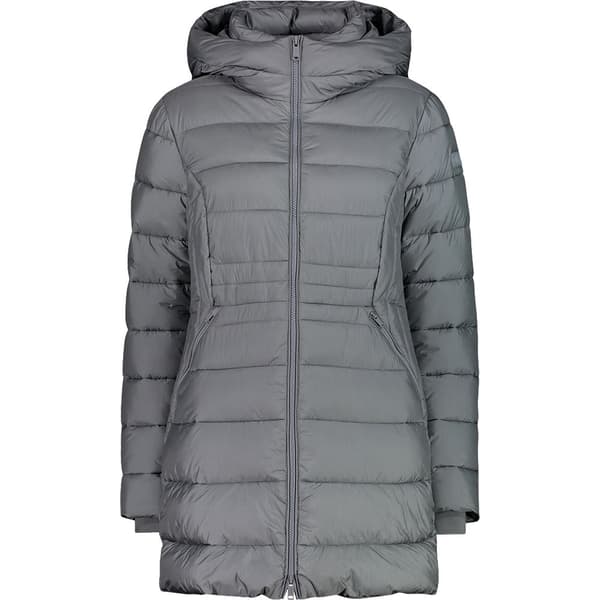 Cmp Parka Fix Hood 32k3126 Parka Grå S Kvinde