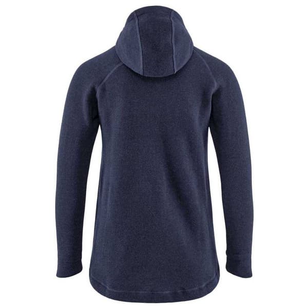 KlÄttermusen Balder Hoodie Fleecejakke Med Fuld Lynlås Blå XS Kvinde