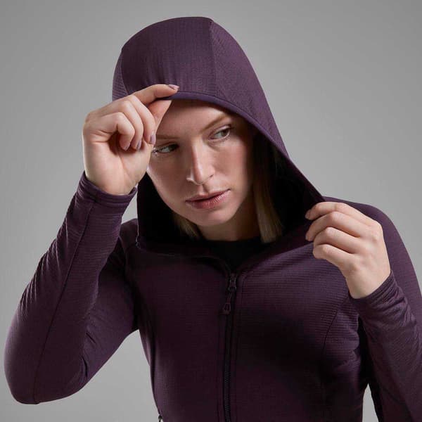 Montane Protium Fleecejacka Med Dragkedja Lila L Kvinna