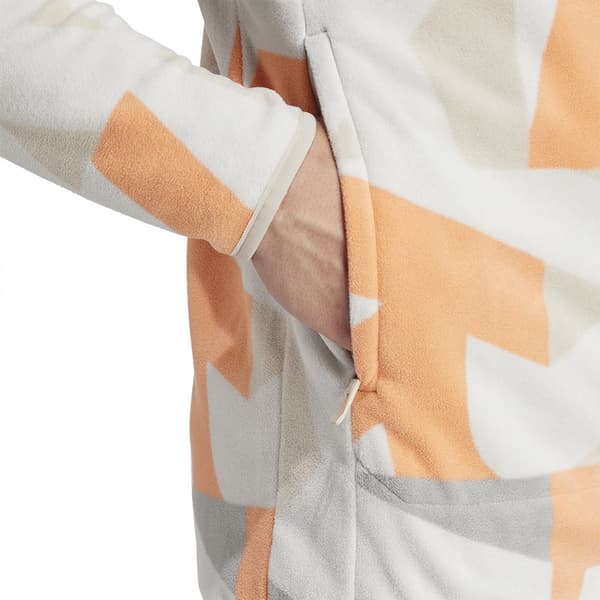 Adidas Terrex Multi Printed Vetoketjullinen Fleecetakki Monivärinen M Mies