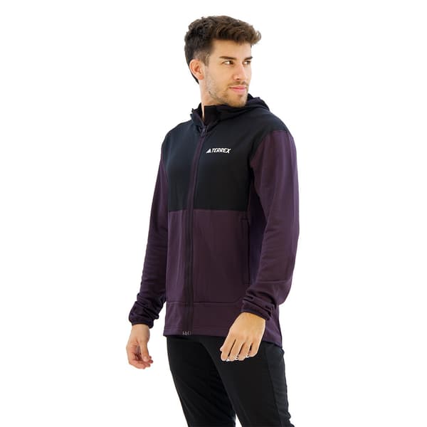 Adidas Terrex Xperior Light Vetoketjullinen Fleecetakki Harmaa M Mies