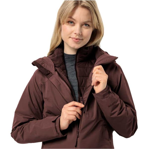 Jack Wolfskin Lapawa Ins Jacka Brun XL Kvinna
