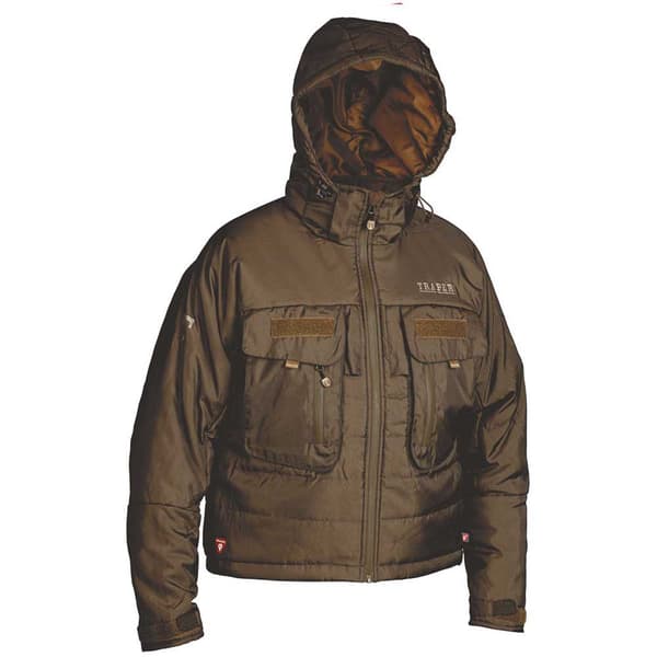 Traper Fly Jukon Jakke Brun L Mand
