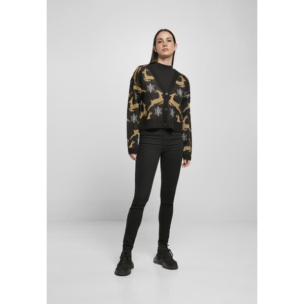 Urban Classics Oversized Christmas Trøje Sort L Kvinde