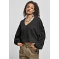 Miniatyrbillede 1 af 4: Urban Classics Organic Oversized Terry Gt Cardigan Sort 5XL Kvinde