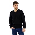 Miniatyrbillede 1 af 3: Boss Melba-p V-hals Sweater Sort 3XL Mand