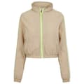 Miniatyrbillede 3 af 7: Urban Classics Piped Track Jakke Beige M Kvinde