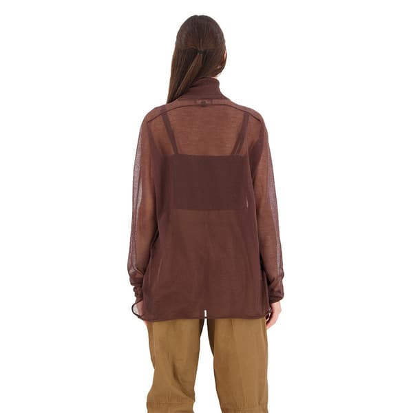 G-star Sheer Loose Tröja Med Hög Krage Brun XL Kvinna