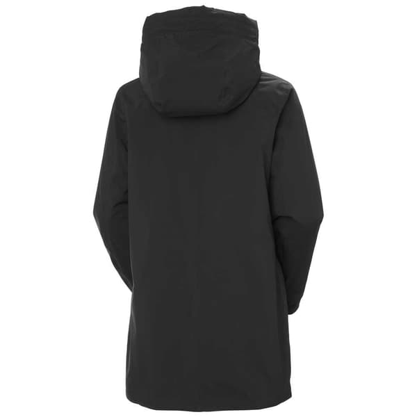 Helly Hansen Victoria Insulated Mid Regnfrakke Sort L Kvinde