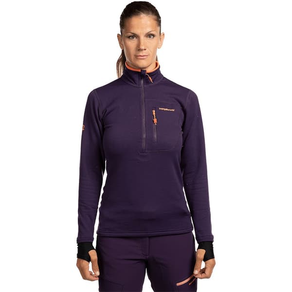 Trangoworld Trx2 Stretch Pro Fleece Lila L Kvinna