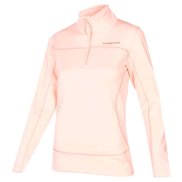 Trangoworld Bigge Fleece Med Halv Dragkedja Rosa XL Kvinna