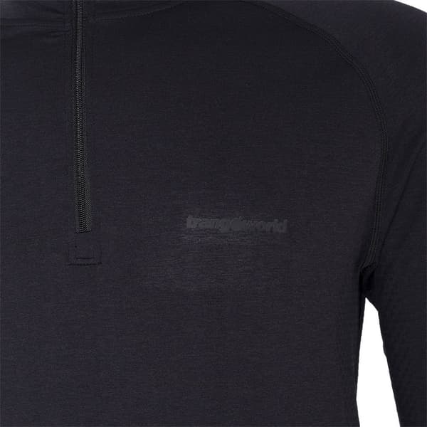 Trangoworld Lodes Fleece Med Halv Dragkedja Svart L Man