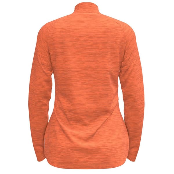 Odlo Essentials Cw 200 Fleecejakke Med Halv Lynlås Orange XS Kvinde
