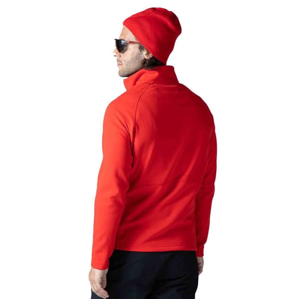 Rossignol Classique Clim Fleece Med Halv Dragkedja Orange L Man