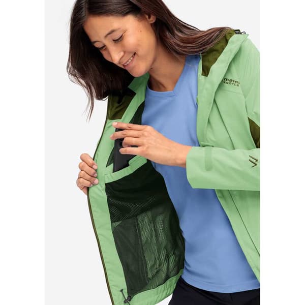 Maier Sports Partu Rec W Jakke Grøn 4XL / Regular Kvinde