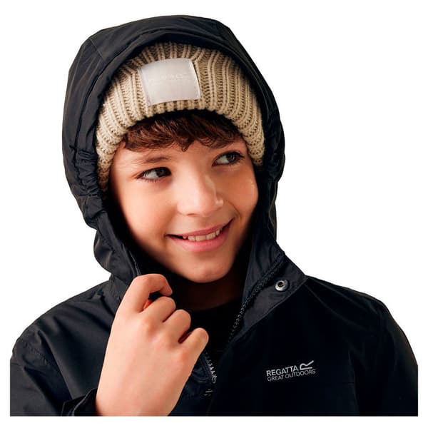 Regatta Farbank Jakke Sort 7-8 Years Dreng