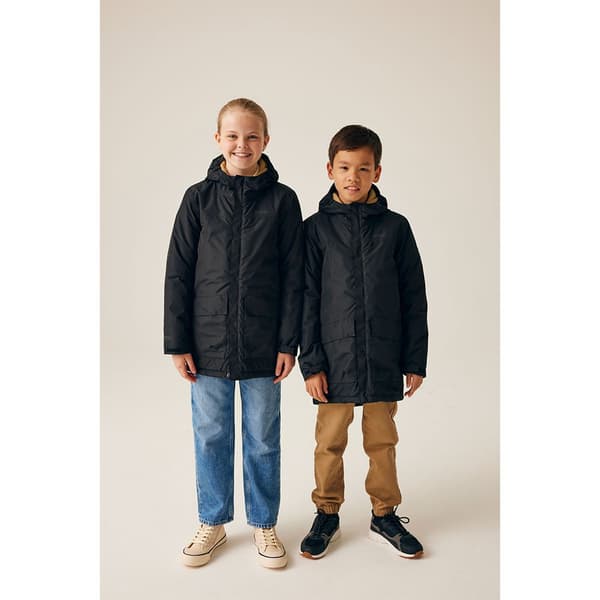 Regatta Farbank Jakke Sort 7-8 Years Dreng