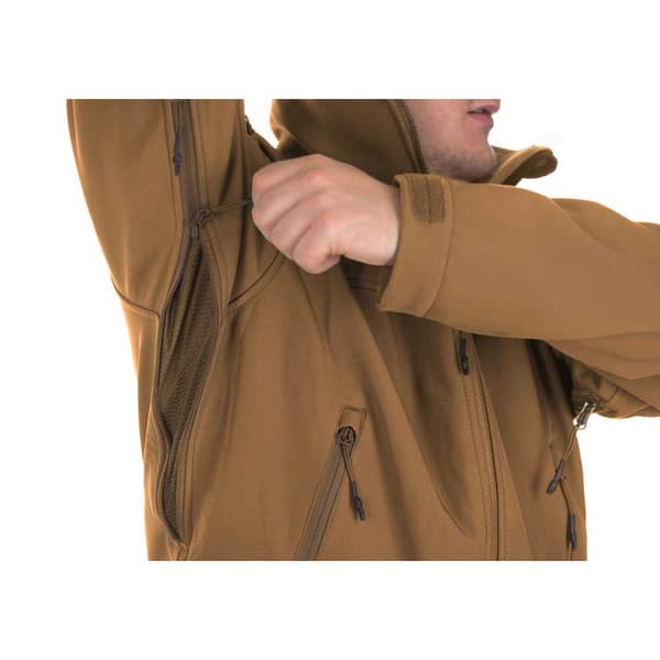 Outrider Tactical 111344 Softshell-takki Ruskea S Mies