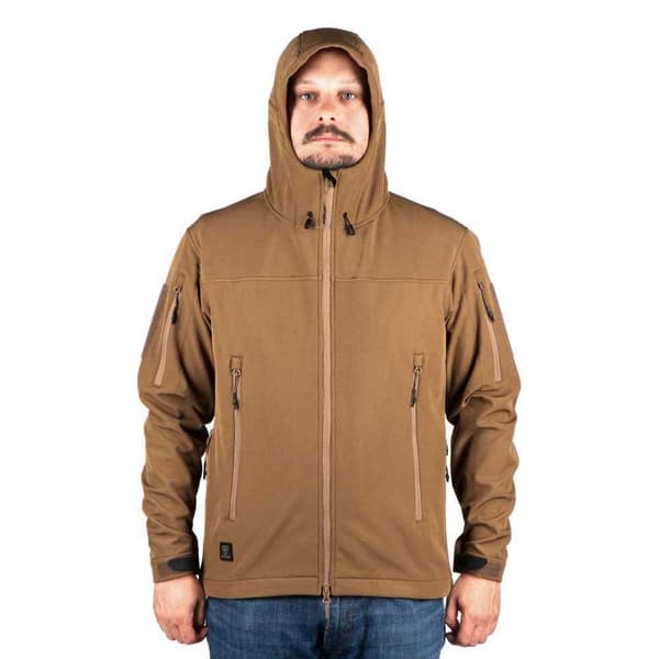 Outrider Tactical 111344 Softshell-takki Ruskea S Mies
