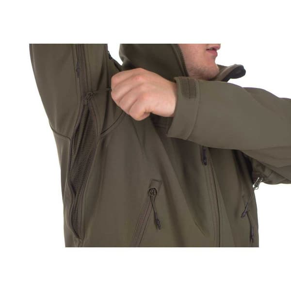 Outrider Tactical 111344 Softshell-takki Ruskea 3XL Mies