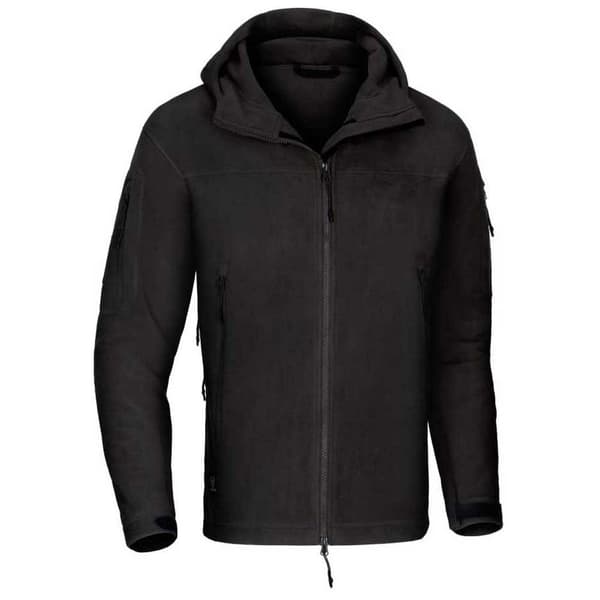 Outrider Tactical Windblock Fleecejacka Med Huva Svart M Man
