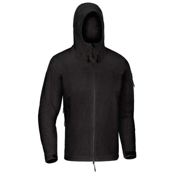 Outrider Tactical Windblock Fleecejacka Med Huva Svart M Man