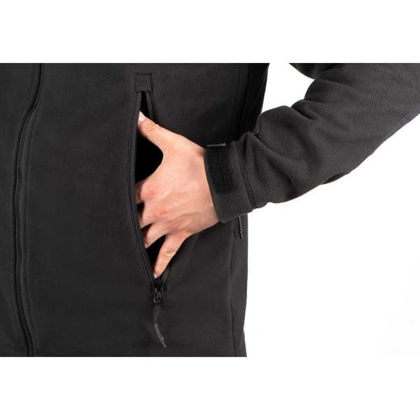 Outrider Tactical Windblock Fleecejacka Med Huva Svart M Man
