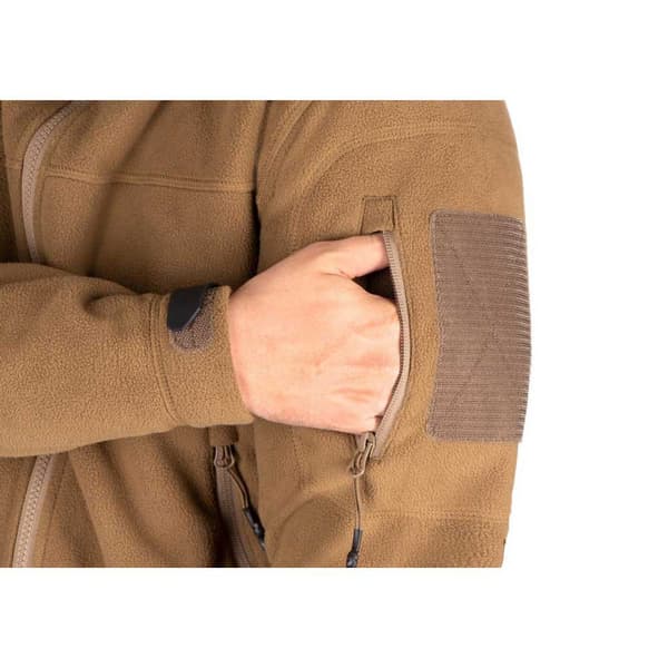 Outrider Tactical Windblock Hupullinen Fleecetakki Ruskea XS Mies