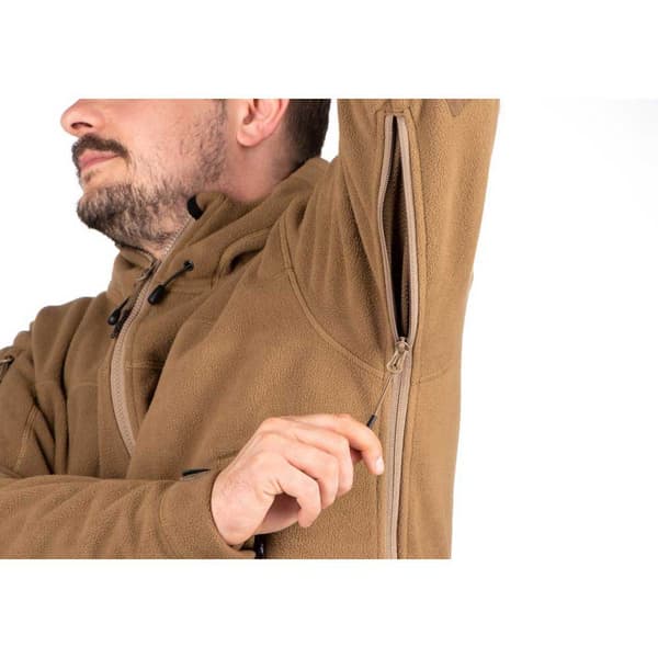 Outrider Tactical Windblock Hupullinen Fleecetakki Ruskea XS Mies