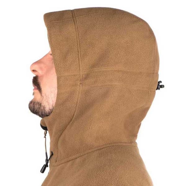 Outrider Tactical Windblock Hupullinen Fleecetakki Ruskea XS Mies