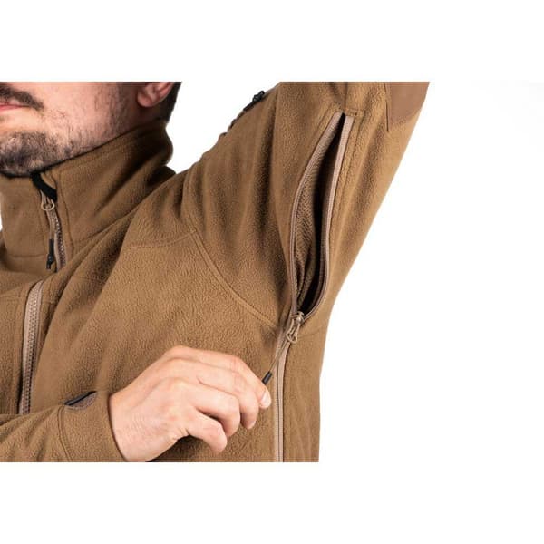 Outrider Tactical Windblock Vetoketjullinen Fleecetakki Ruskea XS Mies